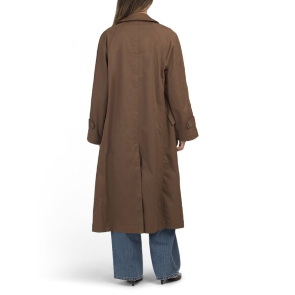 MAX STUDIO LONDON Toffee Trench Rain Jacket - Picture 2 of 2